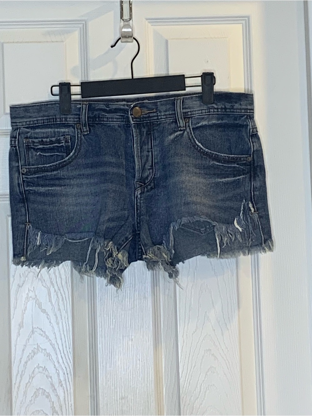 Free People Distressed Jean Shorts Size 28
